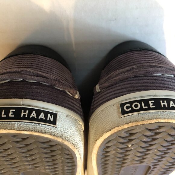 Cole Haan Grand Os Pinch men\'s gray canvas loafers size: 10 1/2M main image 7